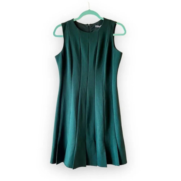 Julia Jordan Dark Green Sheath Dress Size 2 Carwash‎ Hem Swish VLV Barbiecore - Picture 1 of 8